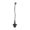 Simple Designs 1W LED Gooseneck Clip Light Desk Lamp, Black LD2015-BLK